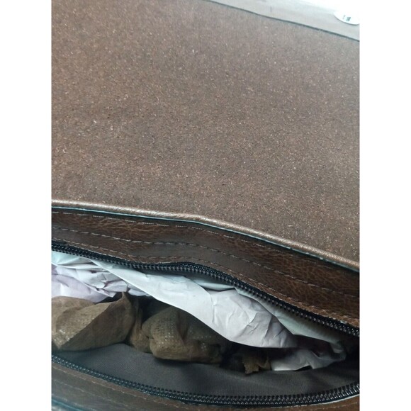 Jeep Buluo Brown Leather Crossbody bag - Picture 4 of 6